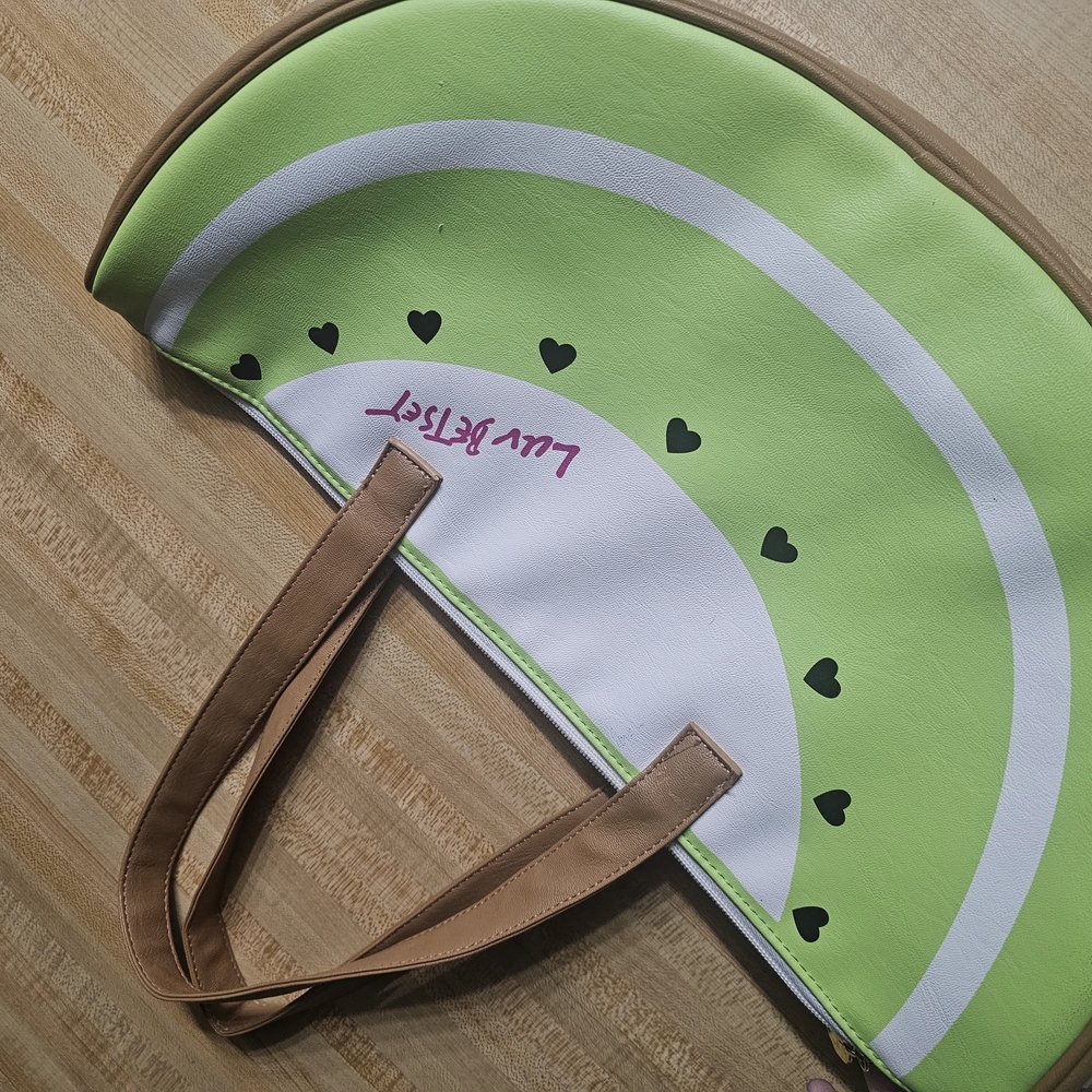 Green and Tan Women's Bag